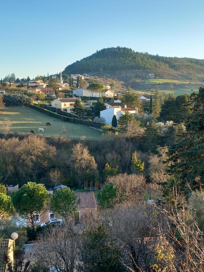 Gite La Chaumette Appartement Turquoise Villeneuve-de-Berg Zewnętrze zdjęcie